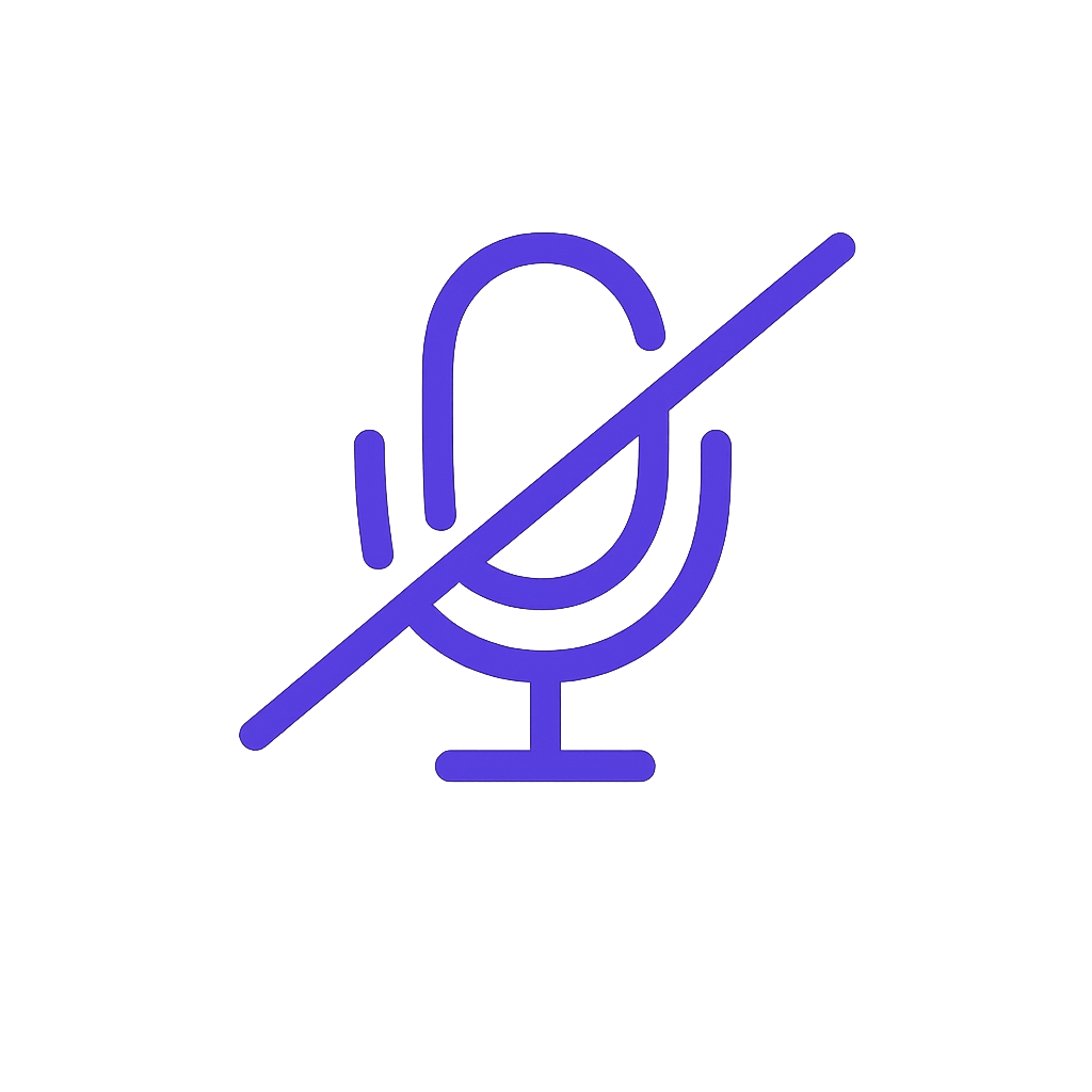 Microphone off